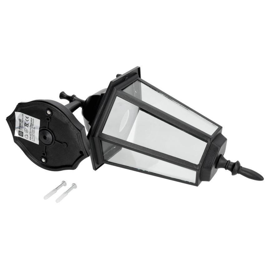 Venkovní nástěnné svítidlo 1xE27/60W/230V IP44 černá