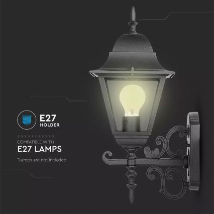 Venkovní nástěnné svítidlo 1xE27/60W/230V IP44