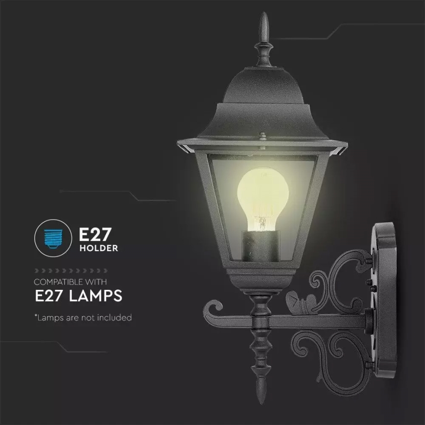 Venkovní nástěnné svítidlo 1xE27/60W/230V IP44