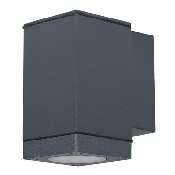 Venkovní nástěnné svítidlo 1xGU10/20W/230V IP44 šedá