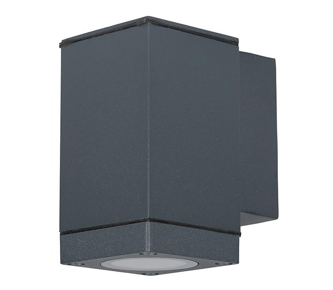 V-Tac Venkovní nástěnné svítidlo 1xGU10/20W/230V IP44 šedá VT0474