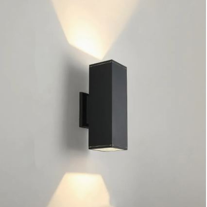 Venkovní nástěnné svítidlo 2xGU10/35W/230V IP54 černá
