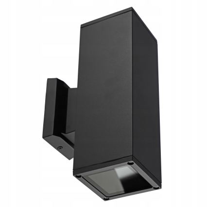 Venkovní nástěnné svítidlo 2xGU10/35W/230V IP54 černá