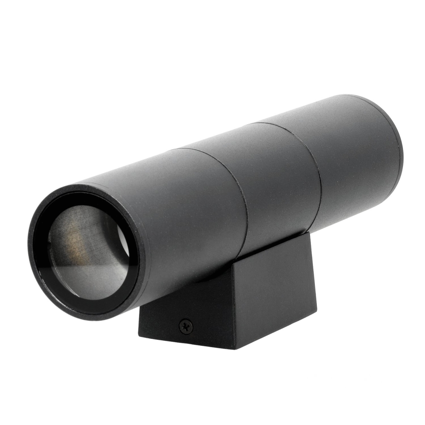 Venkovní nástěnné svítidlo 2xGU10/35W/230V IP54 kulatý černá