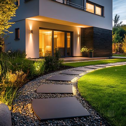 Venkovní nástěnné svítidlo 2xGU10/35W/230V IP54 kulatý černá