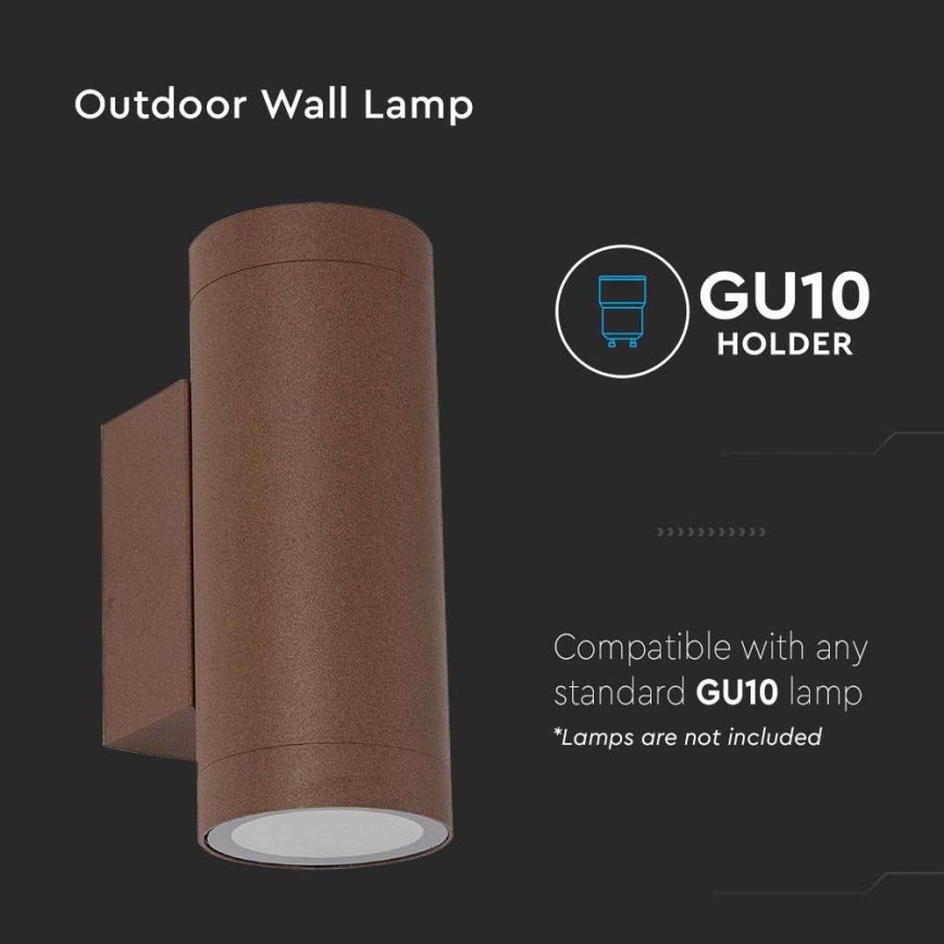 Venkovní nástěnné svítidlo 2xGU10/40W/230V