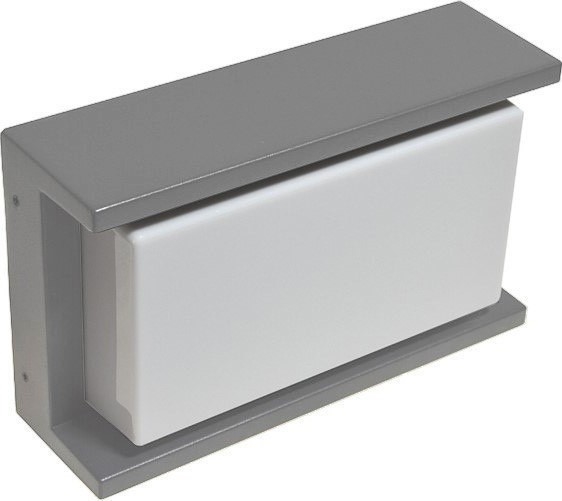 Venkovní nástěnné svítidlo ARAGO 1xE27/60W/230V IP54 šedá