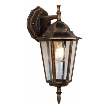 Venkovní nástěnné svítidlo ARRAIA 1xE27/15W/230V IP44 bronz patina