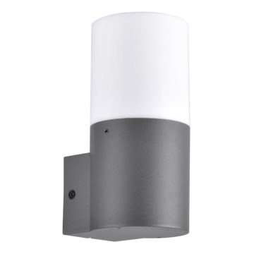Venkovní nástěnné svítidlo DALLAS 1xE27/12W/230V IP44 grafit