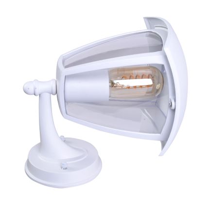 Venkovní nástěnné svítidlo FOX 1xE27/40W/230V IP44 bílá