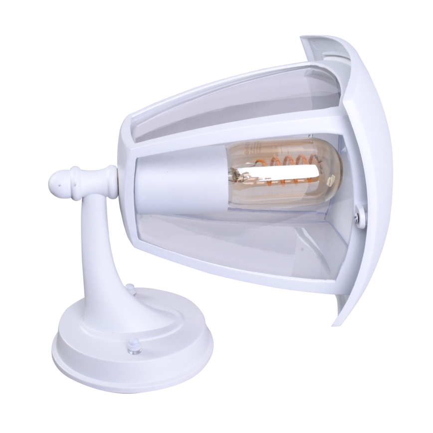 Venkovní nástěnné svítidlo FOX 1xE27/40W/230V IP44 bílá