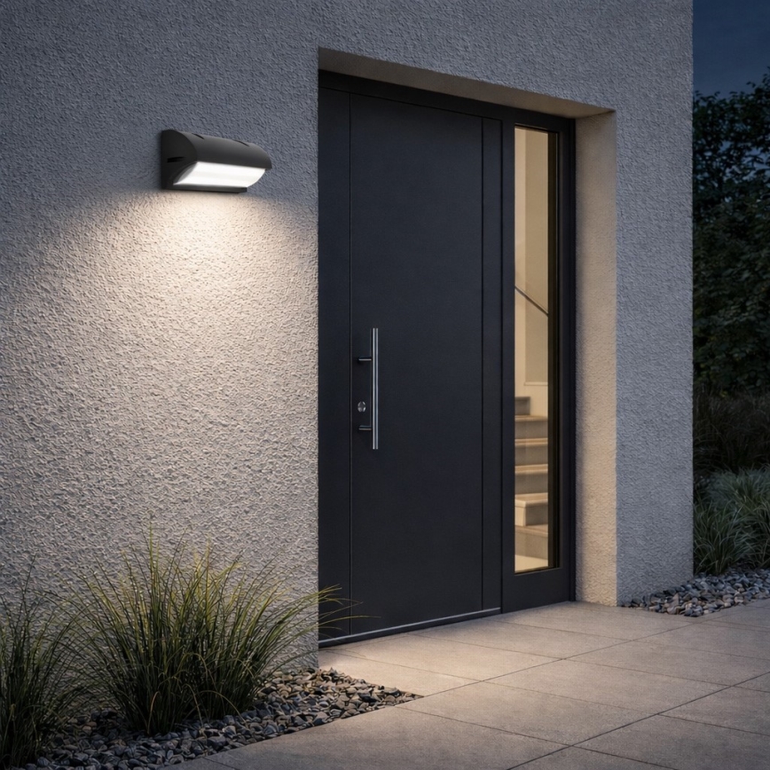 Venkovní nástěnné svítidlo FREON 1xE27/50W/230V IP54 antracit