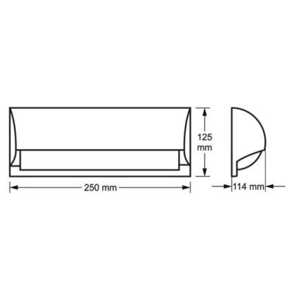 Venkovní nástěnné svítidlo FREON 1xE27/60W/230V IP54 antracit