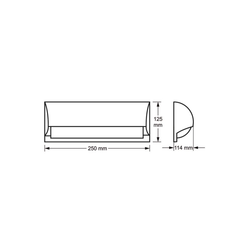 Venkovní nástěnné svítidlo FREON 1xE27/60W/230V IP54 antracit