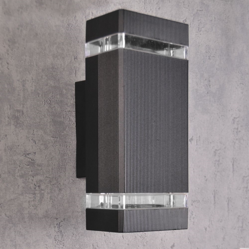 Venkovní nástěnné svítidlo GILBERT 2xGU10/10W/230V IP44