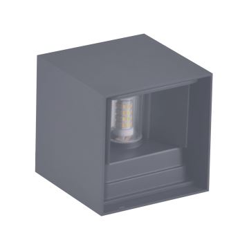 Venkovní nástěnné svítidlo KIOTO 1xG9/5W/230V IP44 antracit