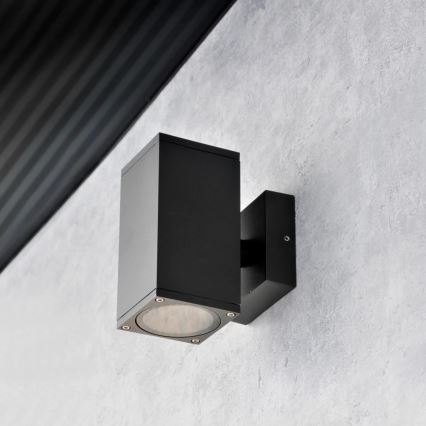 Venkovní nástěnné svítidlo MORRIS 2xGU10/35W/230V IP54