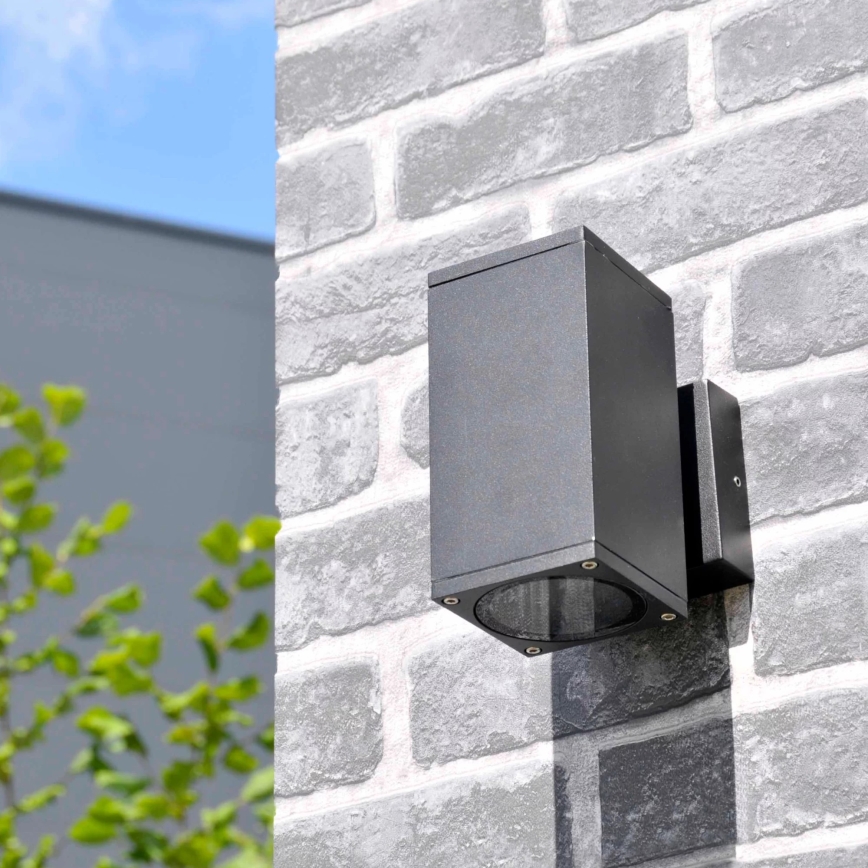 Venkovní nástěnné svítidlo MORRIS 2xGU10/35W/230V IP54