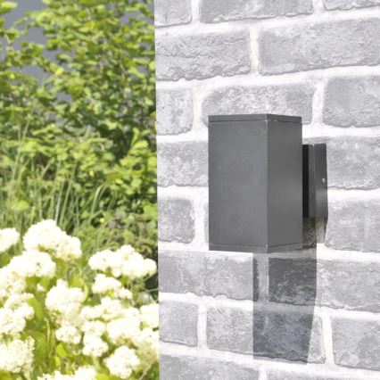 Venkovní nástěnné svítidlo MORRIS 2xGU10/35W/230V IP54
