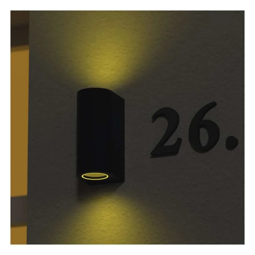 Venkovní nástěnné svítidlo OCULUS 2xGU10/7W/230V IP44