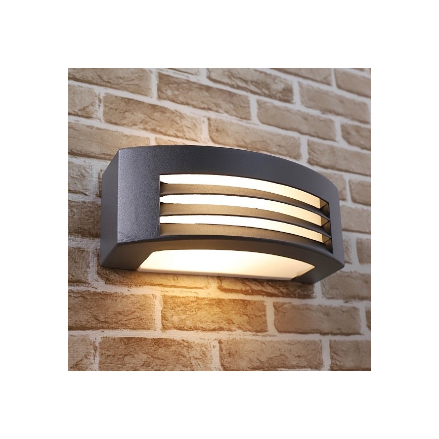 Venkovní nástěnné svítidlo OLIANA 1xE27/60W/230V IP54 antracit