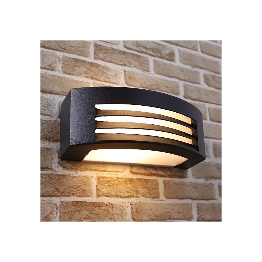 Venkovní nástěnné svítidlo OLIANA 1xE27/60W/230V IP54 černá
