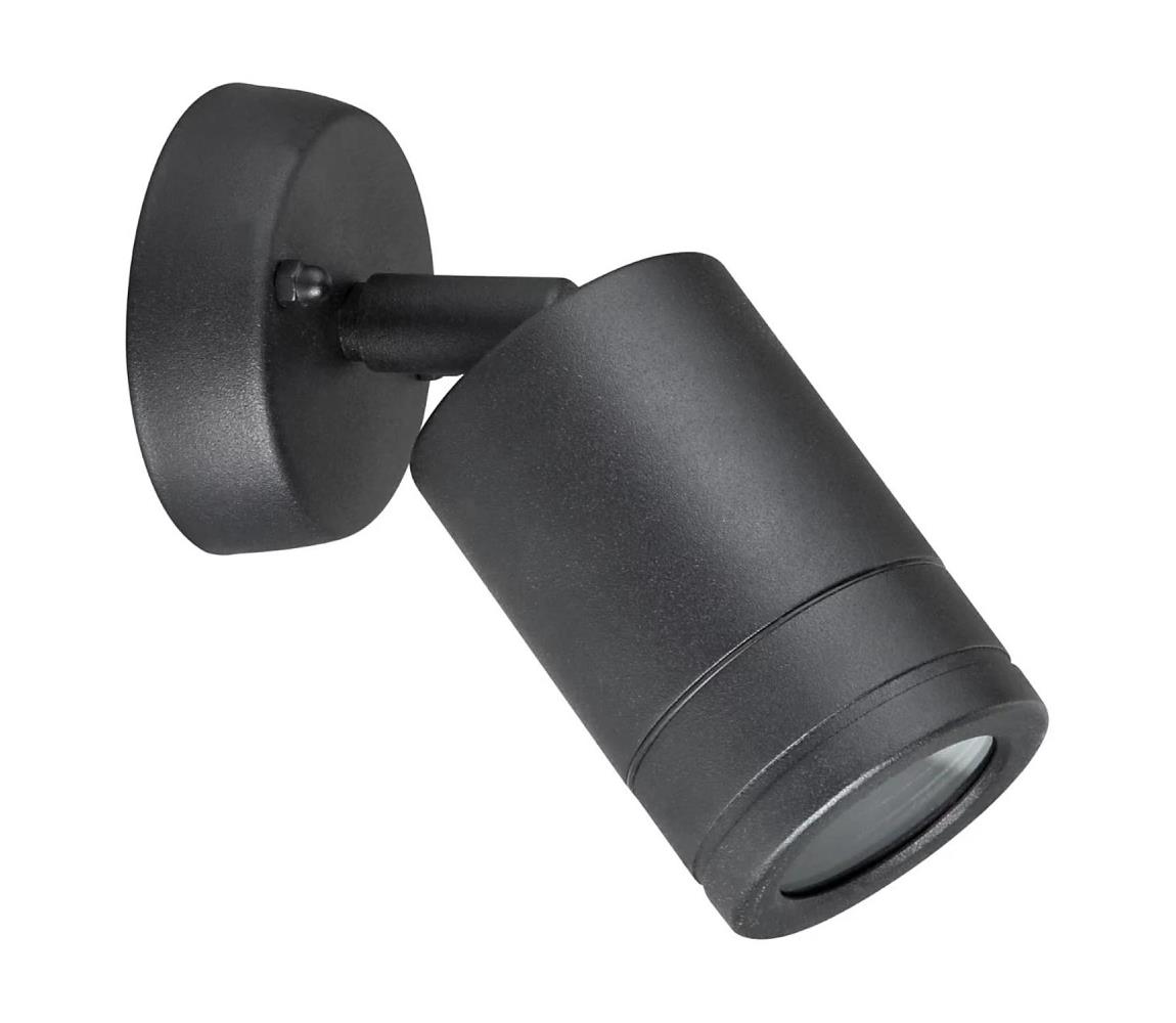 Polux Venkovní nástěnné svítidlo OLIMP 2 1xGU10/8W/230V černá IP44 SA00035