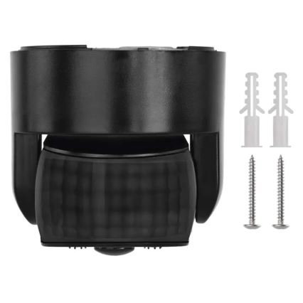 Venkovní senzor pohybu a soumraku PIR 1200W/230V IP65 černá