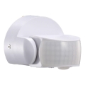 Venkovní senzor pohybu infračervený 180/360° 600W/230V IP65 bílá