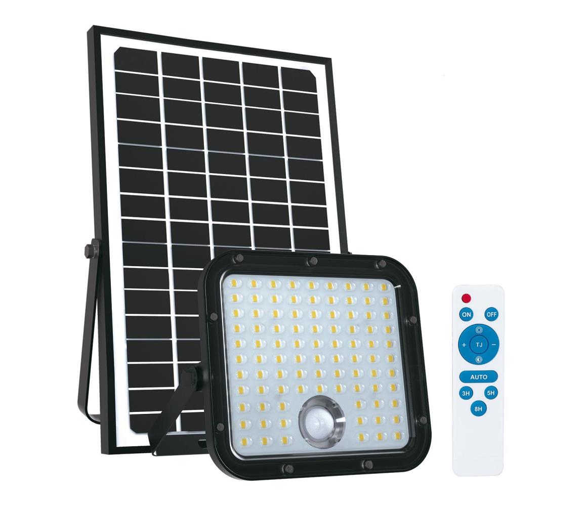 Venkovní solární reflektor se senzorem LED/30W/6,4V 4000K IP65 + DO 