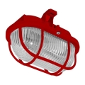 Venkovní stropní svítidlo OVAL 1xE27/60W/230V IP44 červená