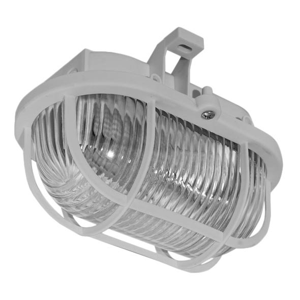 Venkovní stropní svítidlo OVAL 1xE27/60W/230V IP44