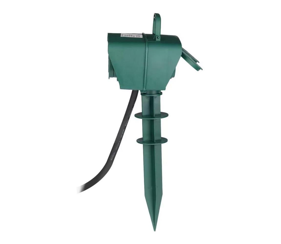 V-Tac Venkovní zásuvkový sloupek 4Z 230V IP44 VT0330