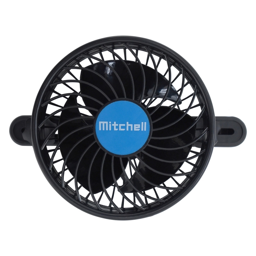 Ventilátor na opěrku hlavy do auta 4W/12V černá