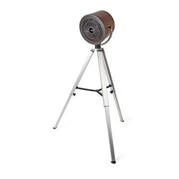 Ventilátor na stativu 45W/230V wenge/stříbrná
