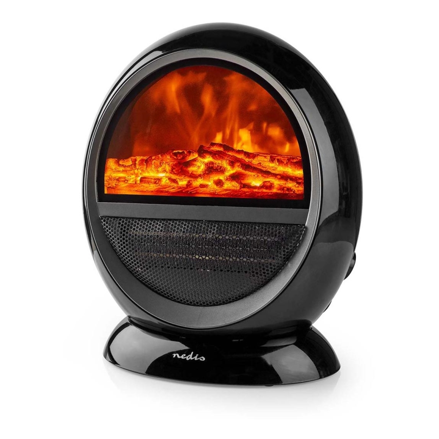 Ventilátor s keramickým topným tělesem 1000/1500W/230V černá