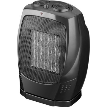 Ventilátor s keramickým topným tělesem RIN 1500W/230V černá