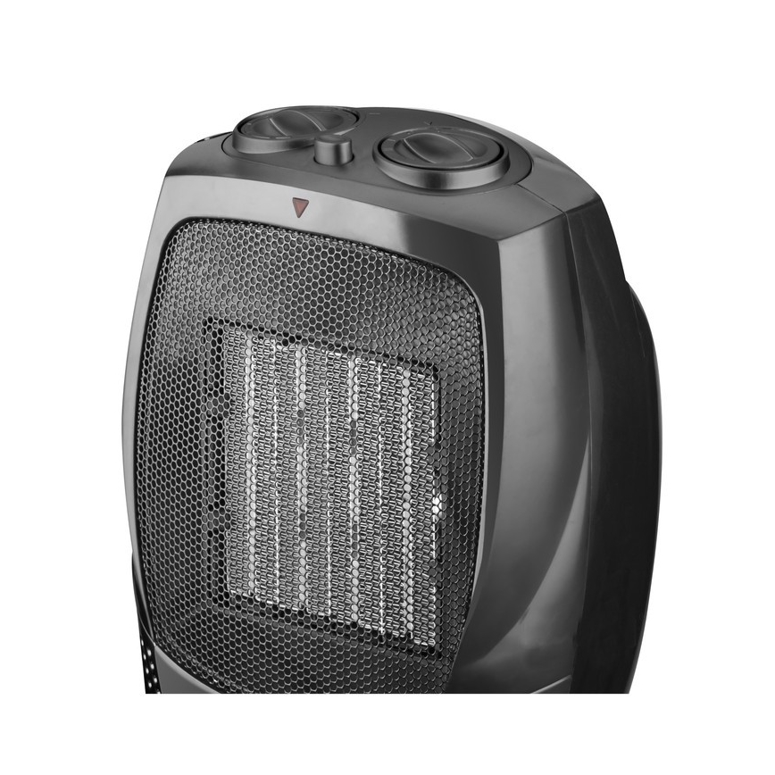 Ventilátor s keramickým topným tělesem RIN 1500W/230V černá