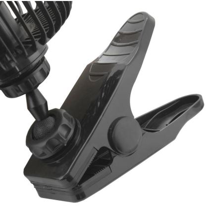 Ventilátor s klipem USB 4W/5V černá