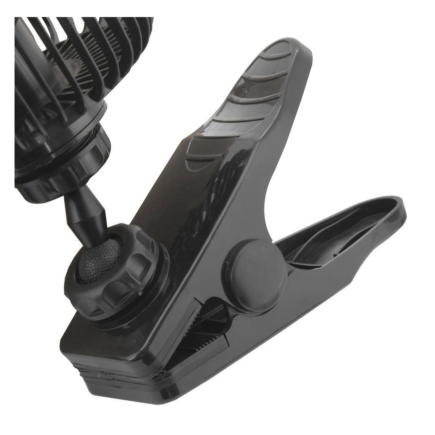 Ventilátor s klipem USB 4W/5V černá