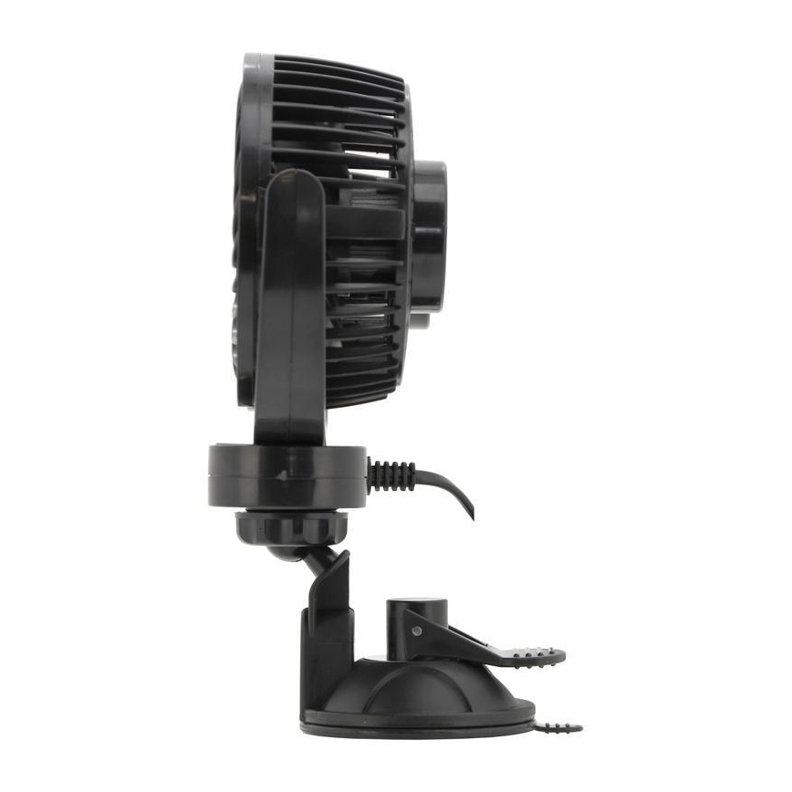 Ventilátor s přísavkou do auta 7W/12V černá