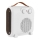 Ventilátor s topným tělesem 1000/2000W/230V bílá