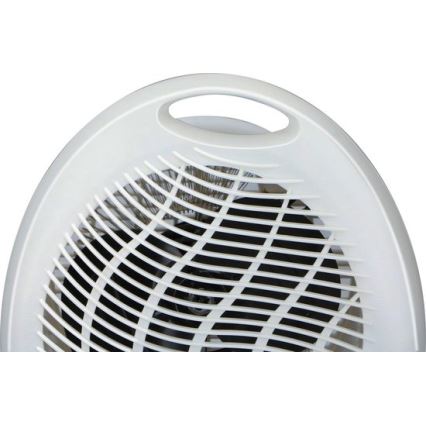 Ventilátor s topným tělesem 1000/2000W/230V bílá