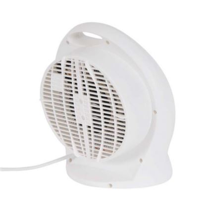 Ventilátor s topným tělesem 1000/2000W/230V bílá