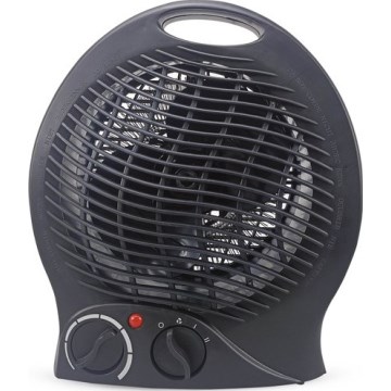 Ventilátor s topným tělesem 1000/2000W/230V černá