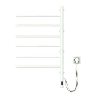 Vertaduro - Elektrický otočný sušák na ručníky s termostatem ARA 105W/230V 80x49 cm IP44 bílá