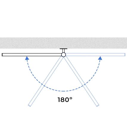 Vertaduro - Elektrický otočný sušák na ručníky s termostatem ARA 105W/230V 80x49 cm IP44 bílá