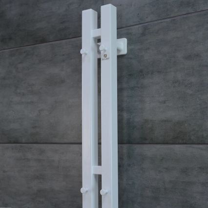 Vertaduro - Elektrický sušák na ručníky s termostatem VEO 106W/230V 150x9 cm IP44 bílá pravá