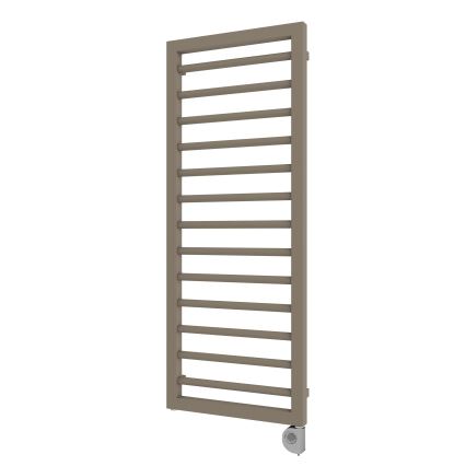 Vertaduro - Koupelnový radiátor s termostatem ADEL 600W 128x50 cm taupe
