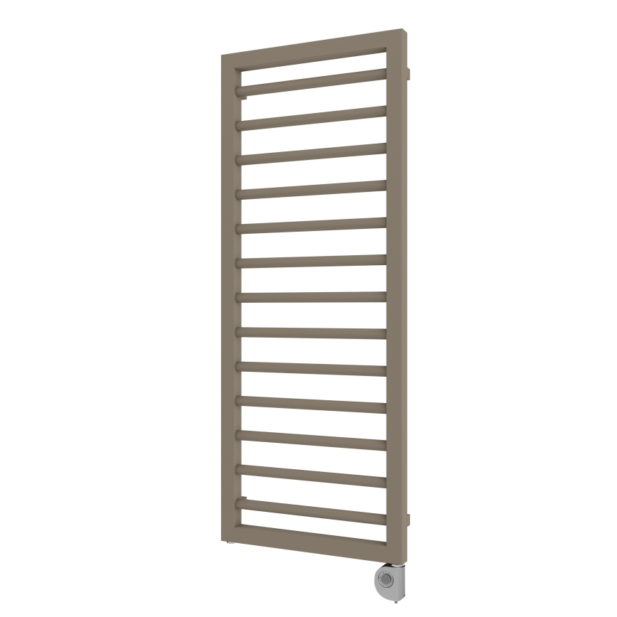 Vertaduro - Koupelnový radiátor s termostatem ADEL 600W 128x50 cm taupe